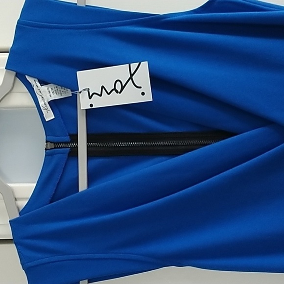 Kenneth Cole Blue Samantha Sheath Dress M - Picture 7 of 9